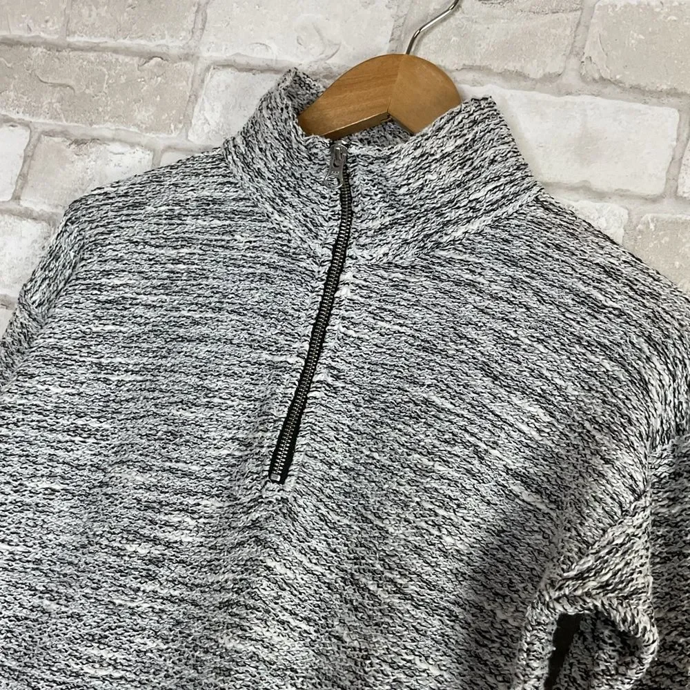 J. Crew Marled Half-Zip Pullover Sweater Size S